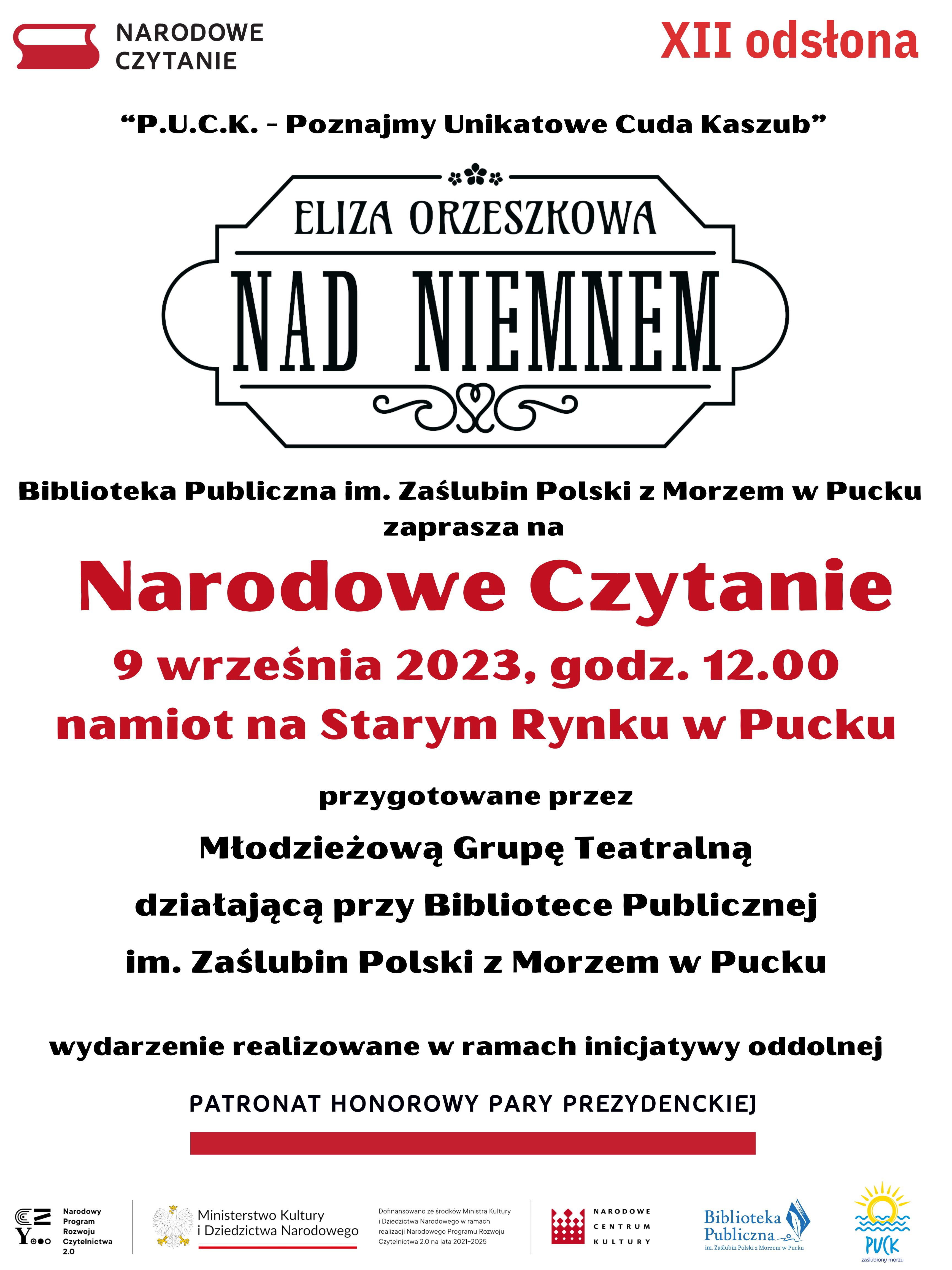 CZYTANIE NARODOWE 09.09.2023