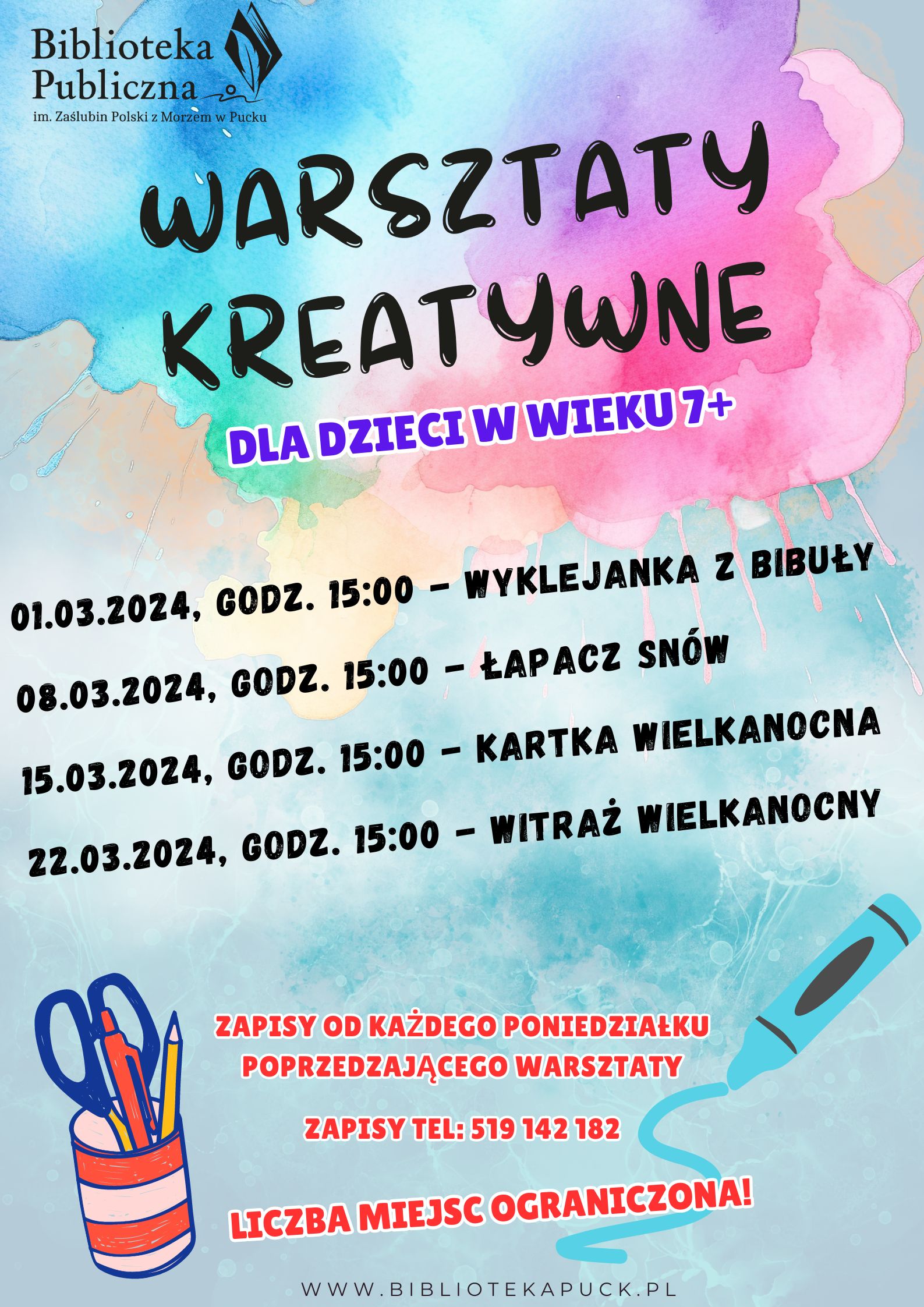 WARSZTATY KREATYWNE marzec