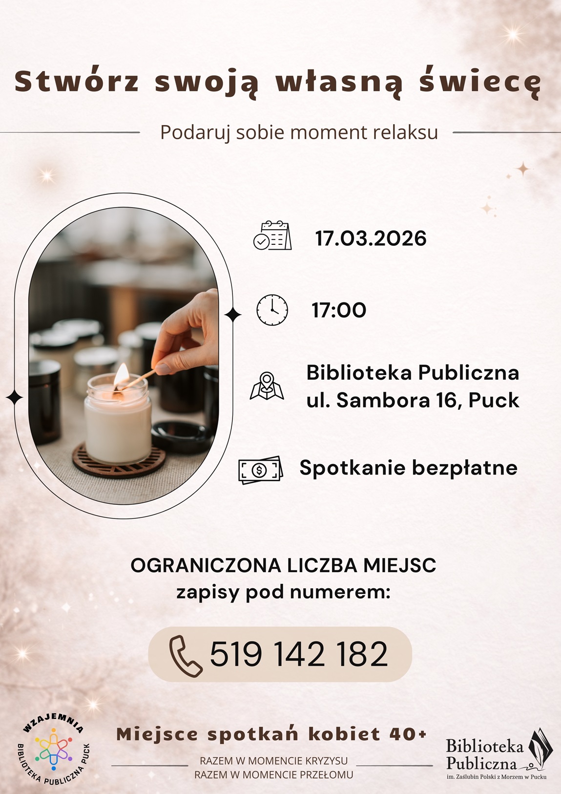 Bez QR Warsztaty świeca sojowa 17.03.2023 