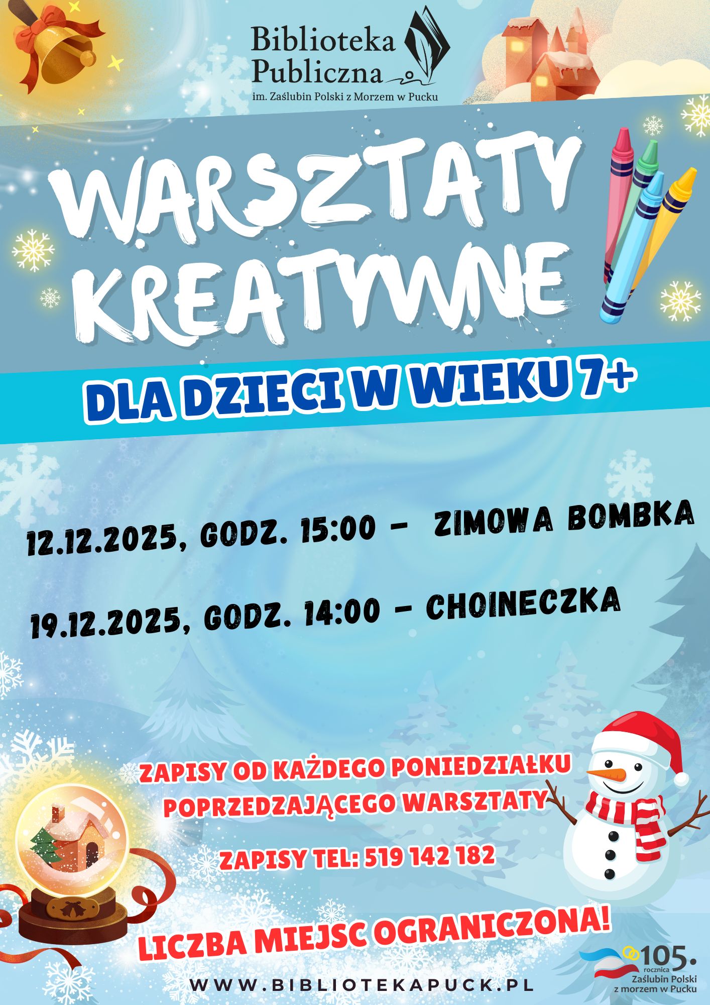 WARSZTATY KREATYWNE Grudzień 2025