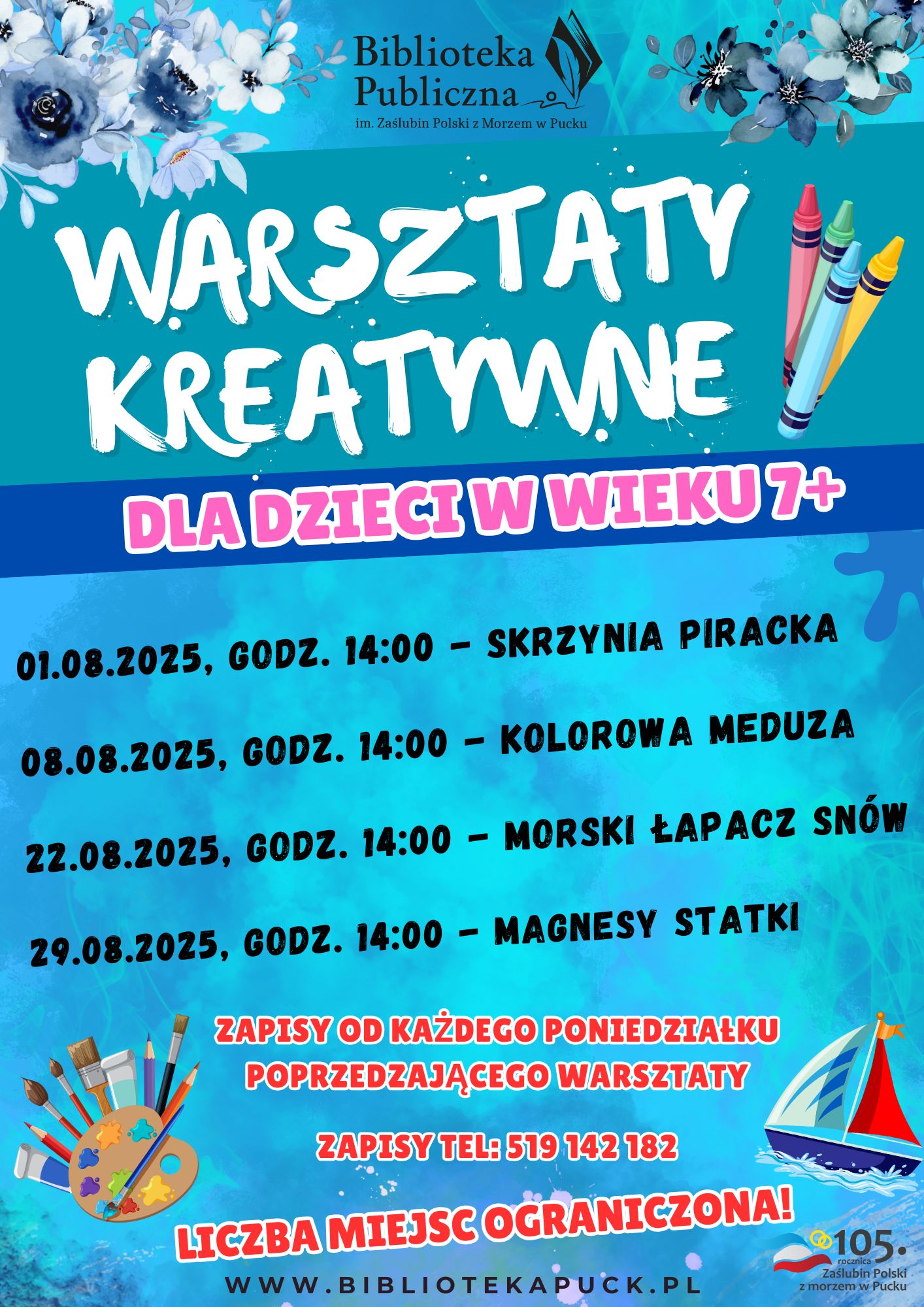 WARSZTATY KREATYWNE Sierpień 1