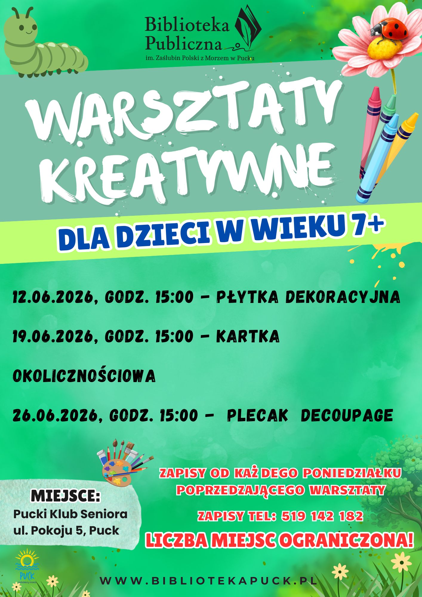 Warsztaty kreatywne czarwiec 2026