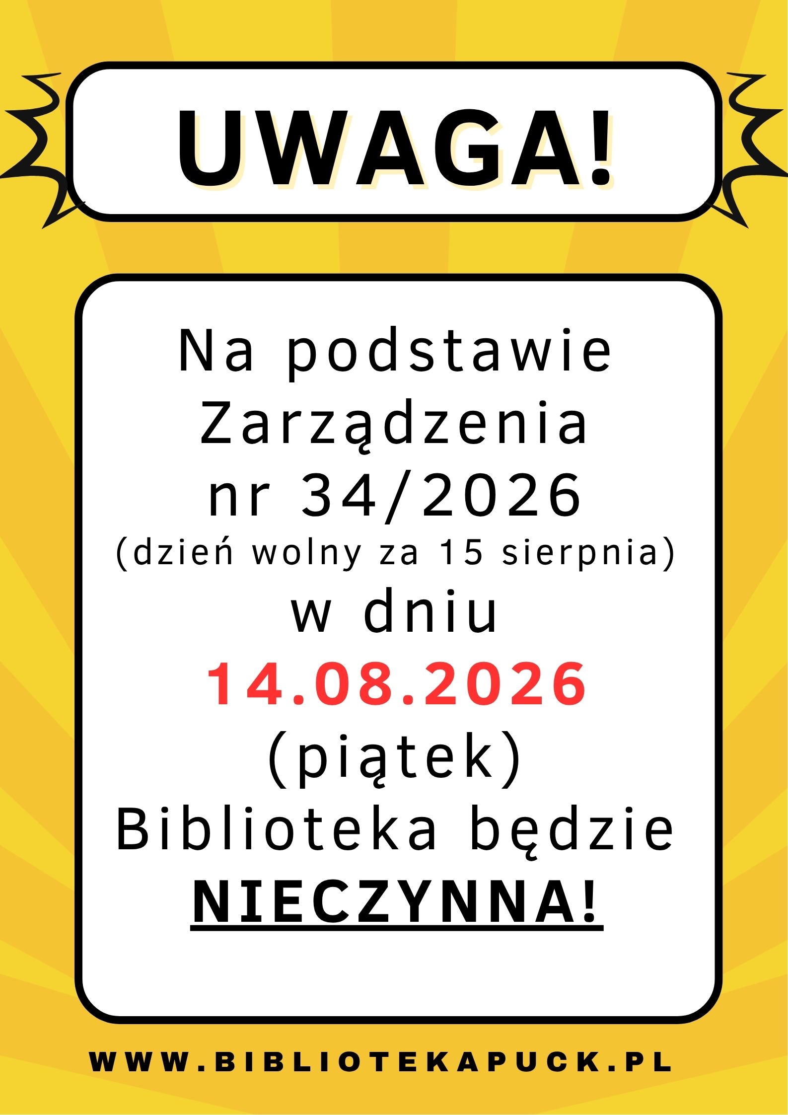 14.08.2026 Uwaga