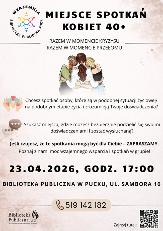 24.04.2026 Miejsce spotkań kobiet 40