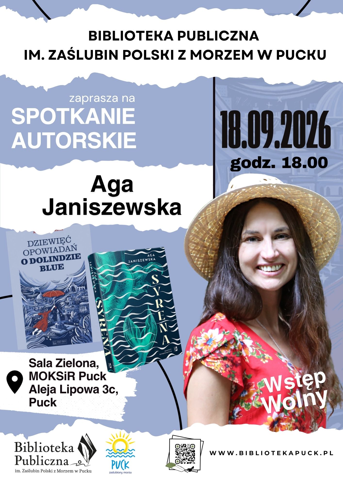 Aga Janiszewska 18.09.2026 spotkane autorskie