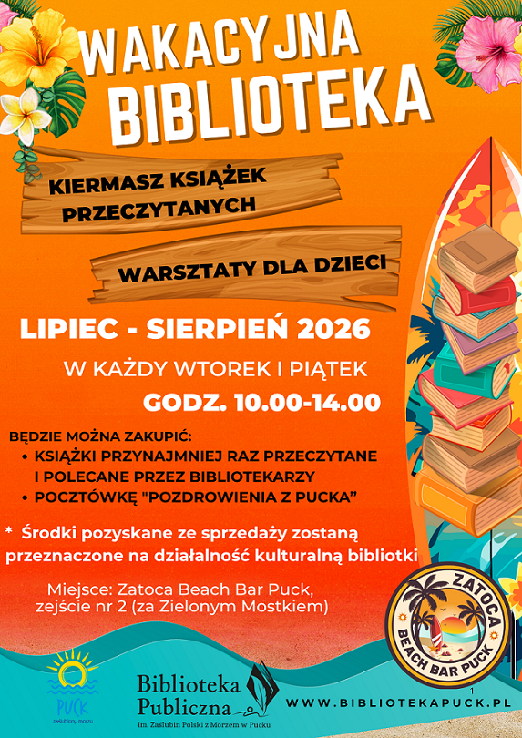 Wakacyjna Biblioteka 2026 Plaża