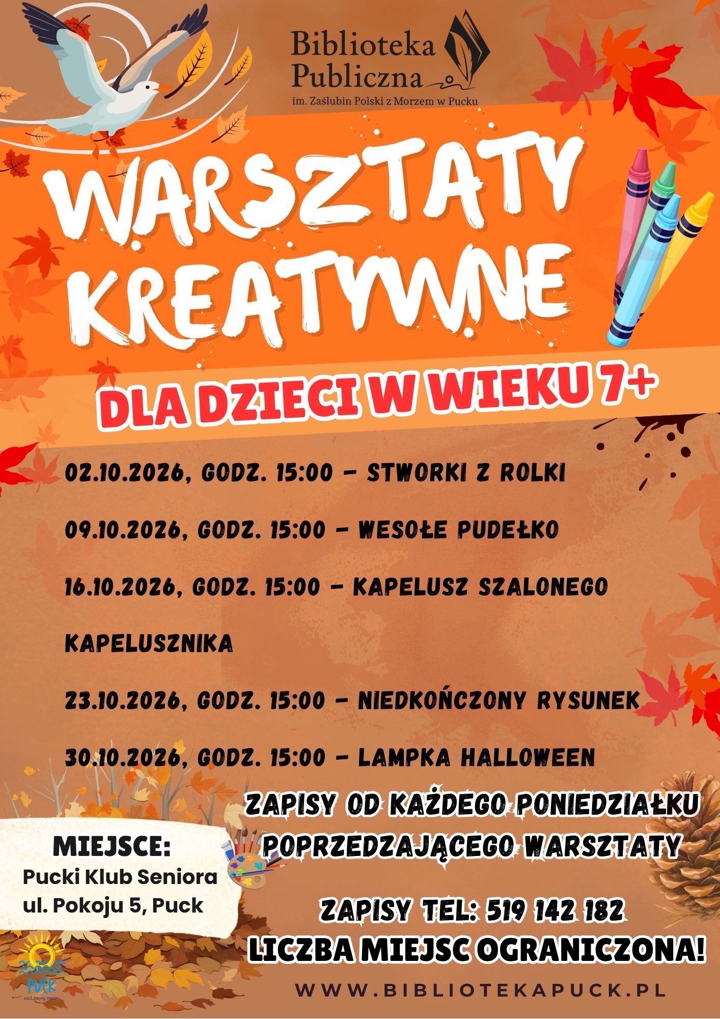 Warsztaty kreatywne październik 2026
